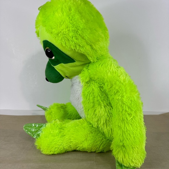 Toy Factory 17" Plush Neon Green Sloth - Picture 8 of 8